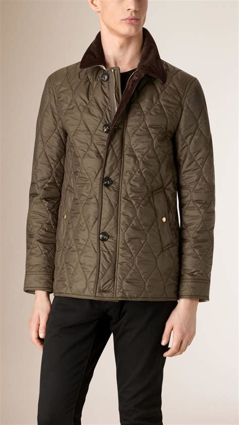 burberry mens corduroy-collar jacket|Burberry jackets for men.